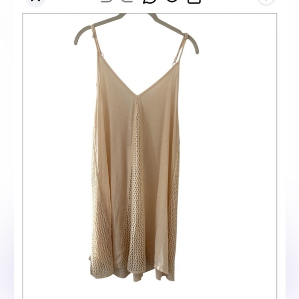 NWT Elan Bohemian Cottagecore Beach Flowy Trapeze  Crete Dress Size Medium